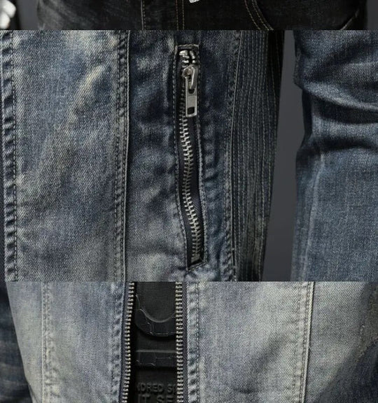 Herren Retro Jeansjacke