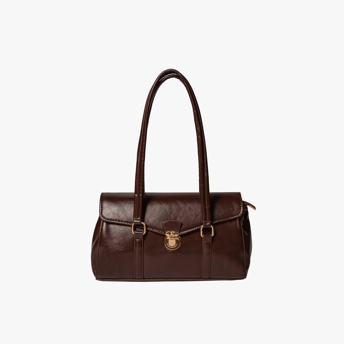 Vegane Leder Vintage Schultertasche