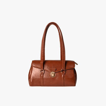 Vegane Leder Vintage Schultertasche