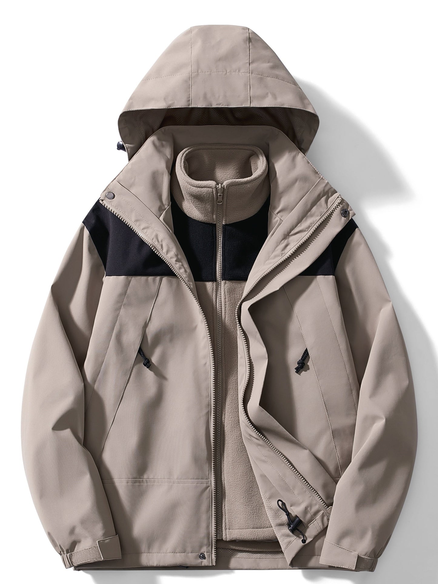 Herren Winterjacke Mit 3 Lagen Und Klassischem Design