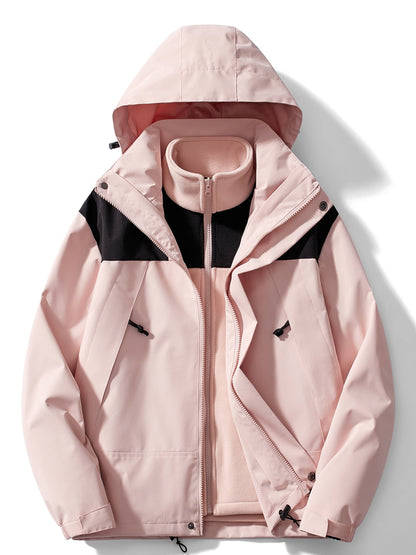 Herren Winterjacke Mit 3 Lagen Und Klassischem Design