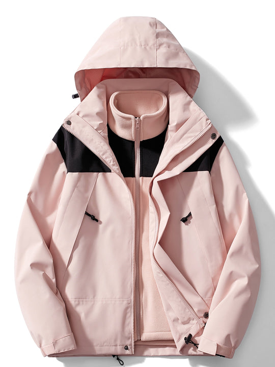Herren Winterjacke Mit 3 Lagen Und Klassischem Design