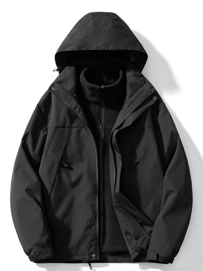 Herren Winterjacke Mit 3 Lagen Und Klassischem Design
