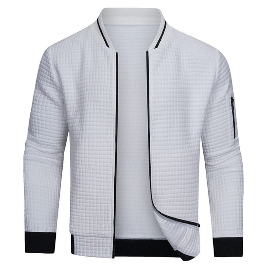 Herren Strickjacke Mit Reißverschluss Und Minimalistischem Design