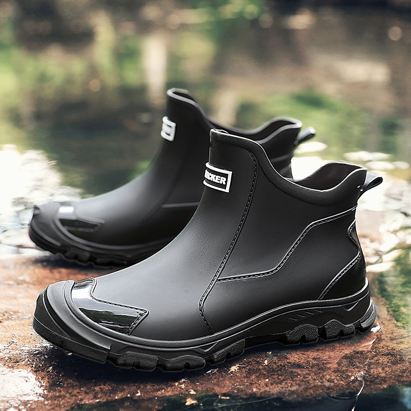 Herren Regenstiefel Mit Rutschfester Sohle