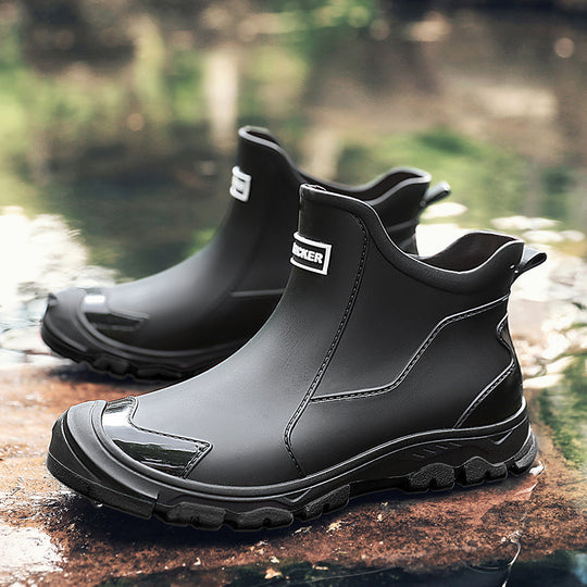 Herren Regenstiefel Mit Rutschfester Sohle