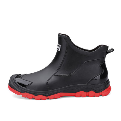 Herren Regenstiefel Mit Rutschfester Sohle
