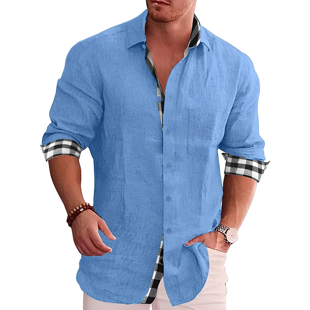 Herren Hemd Mit Modernem Design
