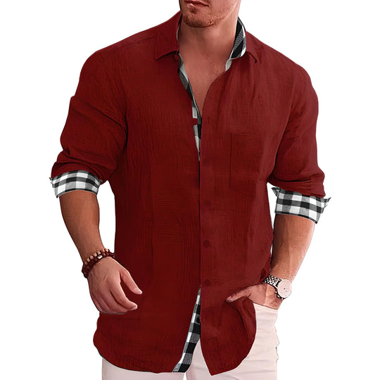 Herren Hemd Mit Modernem Design