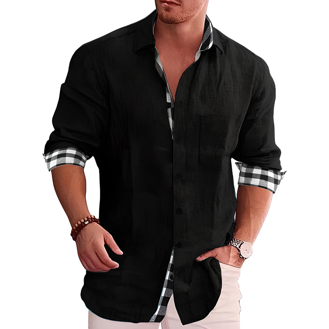 Herren Hemd Mit Modernem Design