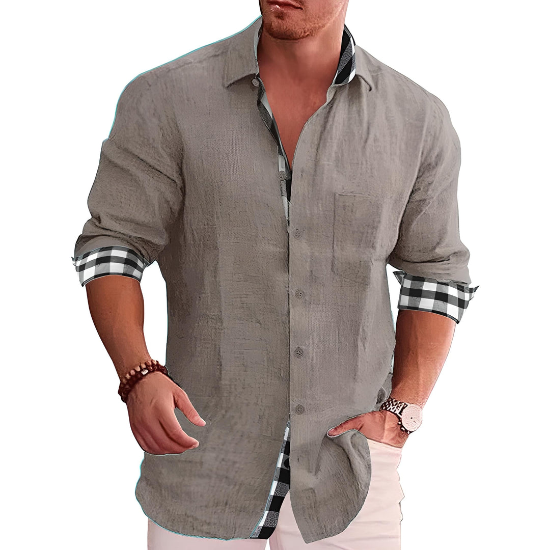 Herren Hemd Mit Modernem Design