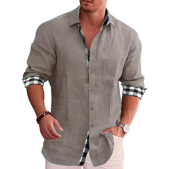 Herren Hemd Mit Modernem Design